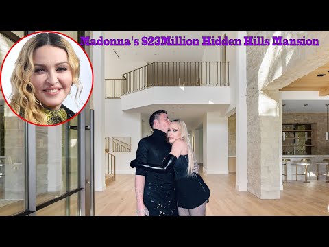 Madonna's $23Million Hidden Hills Mansion | Partner, 6 Children, Age 66, Cars and Huge NET WORTH