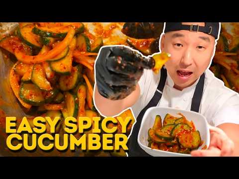The EASIEST Spicy Cucumber Recipe You’ll Ever Make! 🥒🔥