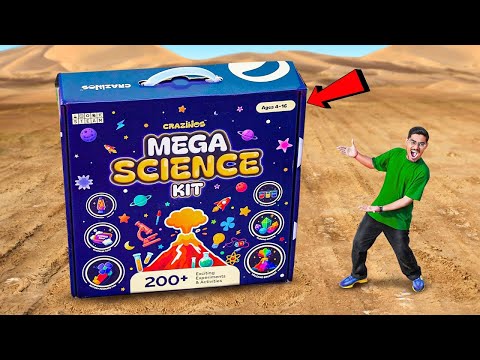 Unboxing & Testing  CRAZINOS MEGA SCIENCE KIT   Cool Science Experiments
