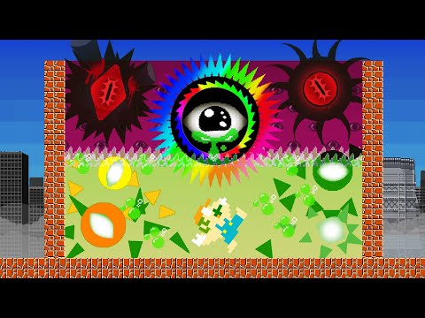 Mario vs Suika | Mr.Sun PHASE 999 HEARTBROKEN STORY! (Sprunki Compliation)