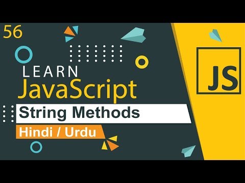 JavaScript String Methods Tutorial in Hindi / Urdu