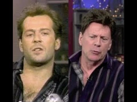 Tributes to David Letterman, Part 11 of 31: Bruce Willis 1985, 2015