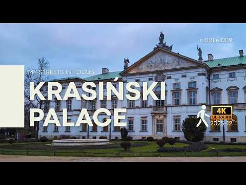 Relaxing 20 Min Walk in Warsaw 🦆 Krasiński Park to Cinema Muranów
