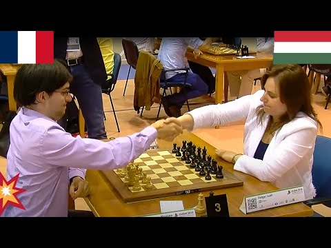 Vachier-Lagrave vs Judit Polgar ♟️ | FIDE Blitz 2014 🏆