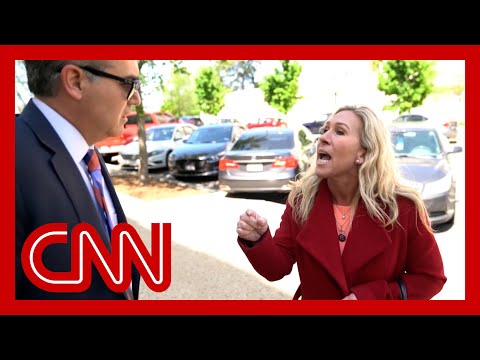 Marjorie Taylor Greene dodges Acosta’s questions in street interview