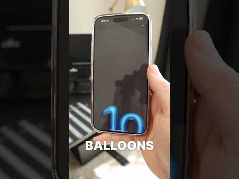 Secret Balloons Hiding in your iPhone!