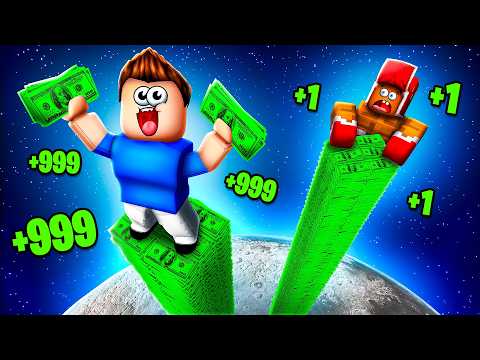 Я ЗАДОНАТИЛ, ЧТОБЫ СДЕЛАТЬ ВЫСОЧАЙШИЙ СТОЛБ ИЗ ДЕНЕГ В РОБЛОКС!
