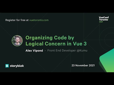 Organizing Code by Logical Concern in Vue 3  by Alex Vipond