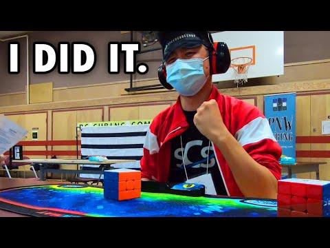 I DID IT. [Rubik's Cube Competition 2021]