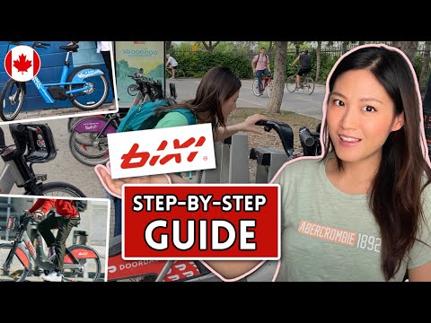 How to use BIXI Bike Sharing in Montreal in 3 Steps 🚲🇨🇦 Living in Canada