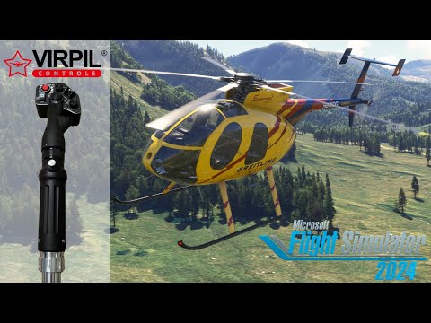 Virpil VPC Rotor TCS Plus Collective + Hawk-60 Grip - Cowansim 500E Microsoft Flight Simulator 2024