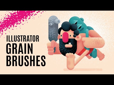 How to DRAW A PORTRAIT, create GRAIN and NOISE TEXTURE with Gigantic Grain Brushes / Tutorial