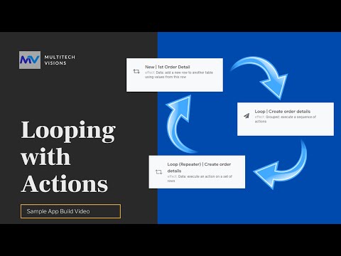 Looping with Actions (Do-While & For Loops in AppSheet)  |  BUILD VIDEO