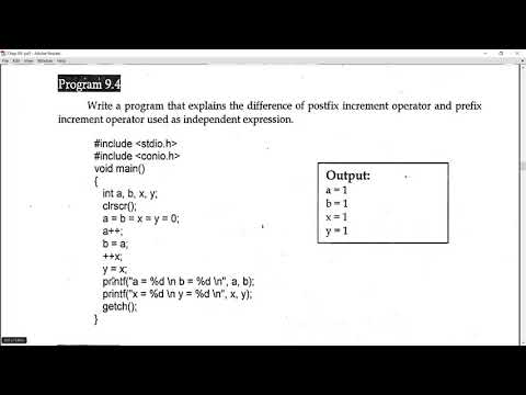 Increment & Decrement Operator | Prefix & Postfix | Class 12th | Lec#: 07