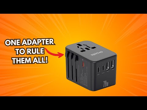 All-in-One Travel Adapter & Charger That Does It All!