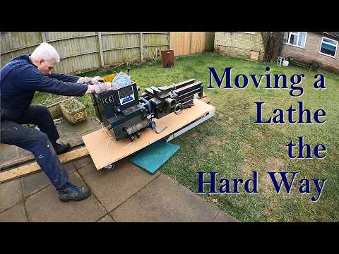 Power, trunking and moving a lathe