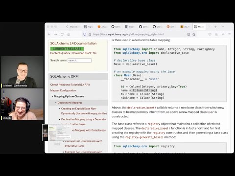 SQLAlchemy 2.0 on Talk Python to Me Ep.344