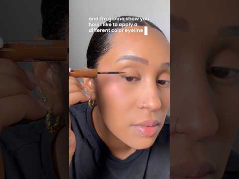 Eyeliner Hack #eyeliner #eyelinertutorial  #eyelinermakeup #eyelinerhack #eyelinertrick