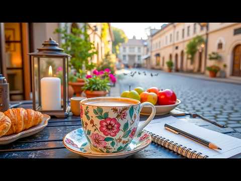 Energy the day with Positive Morning Jazz ☕ Soothing Coffee Shop Ambience & Happy Bossa Nova Music
