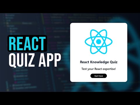 Build a Quiz App Website with React and Tailwind | Full Tutorial
