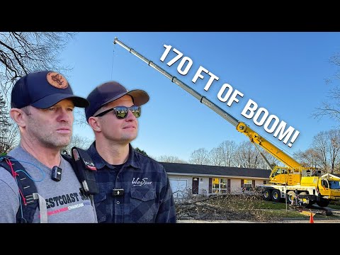 OUR BIGGEST CRANE JOB! With August Hunicke!