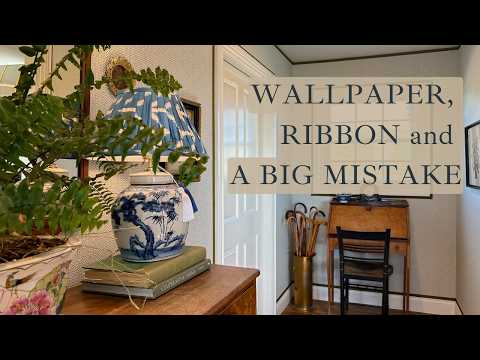 Gluing Ribbon To The Walls? A Fresh Makeover For My Boring Hallway