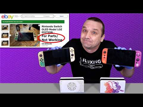 I Paid $300 for Two Rare Broken Nintendo Switch's - Can I Fix Them?