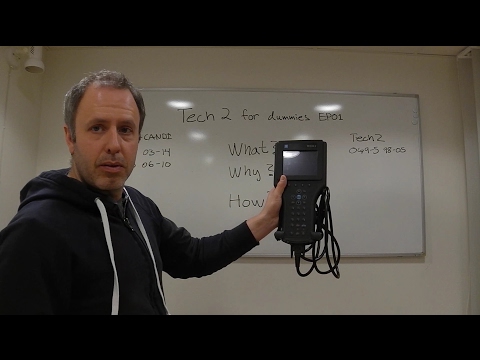 Saab Cars - Tech2 For Dummies - Episode #1 - Introduction