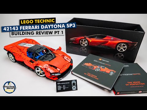Looks awesome, but inside... LEGO Technic 42143 Ferrari Daytona SP3 detailed building review part 1