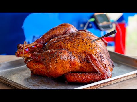 How to Smoke a JUICY TURKEY for Thanksgiving with this Recipe & Tool (INKBIRD  INT-11P-B)