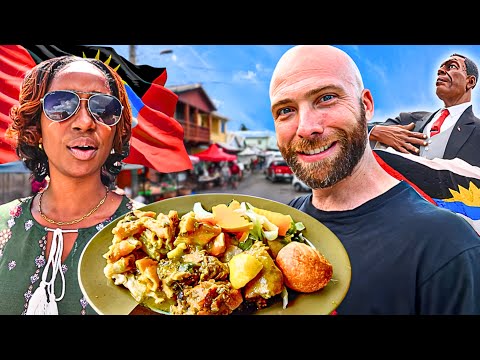 Antigua & Barbuda’s Best Market Food Tour In St. John’s!!