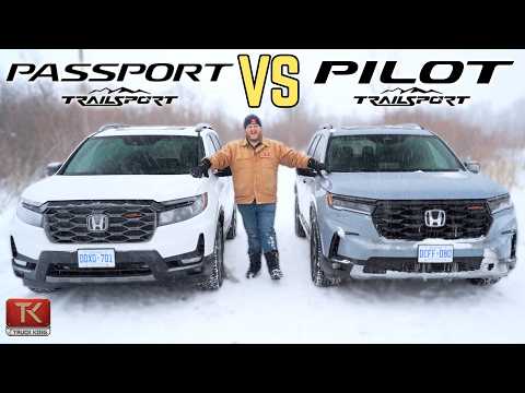 Honda vs Honda! 2025 Pilot vs Passport - What's Really the Difference Between Them?
