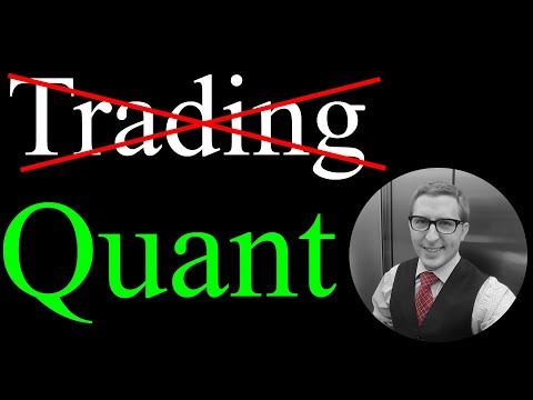 Why I Didn't Go Into Trading