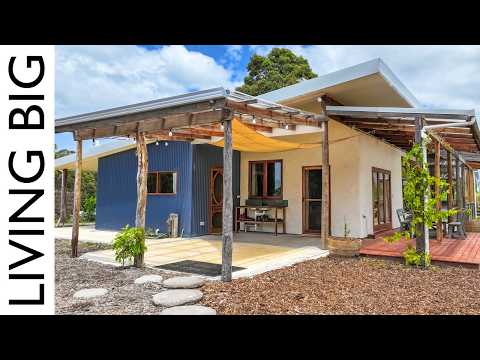 After 7 Years in Tiny Houses, They Built Their Dream Earth Home