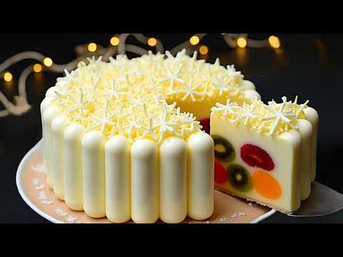 Only milk and condensed milk! 🎄 Christmas dessert in 5 minutes! No baking!