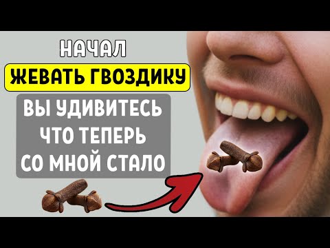 Просто начал ЖЕВАТЬ гвоздику и избавился от 10 НЕДУГОВ! Польза и вред гвоздики.