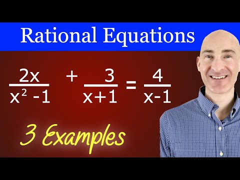 Solving Rational Equations (Easy Method)
