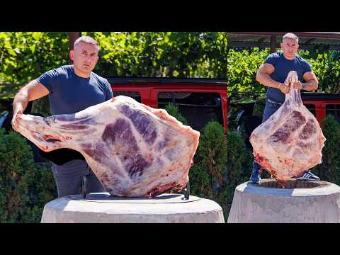 Our EXPERIMENT! 35 kg OF MEAT vs TANDOOR! Meat FEAST with FRIENDS!