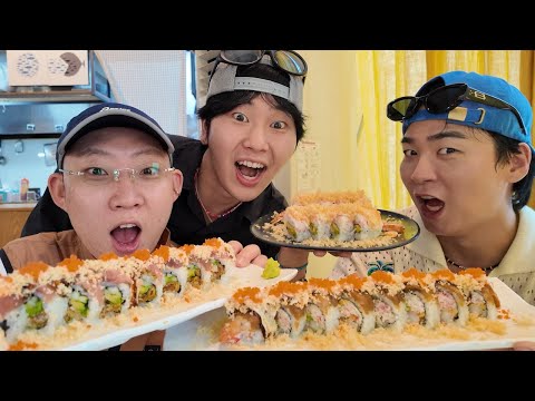 형들이 극찬한 대구 숨겨진 보물 같은 맛집 캘리포니아롤 120,000원치 먹방!! 
