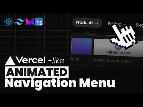 Recreating Vercel's Addicting Navigation Menu