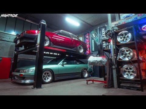 NIGHTRIDE GARAGE MAKEOVER | Dream place to work on cars