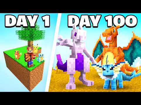 I Spent 100 Days in Cobblemon SKYBLOCK VS. my Rival! (Duos Cobblemon)
