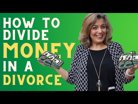 How Does Money Get Divided  in a Divorce