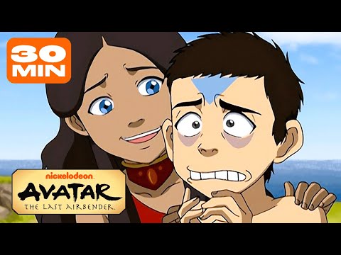 Aang & Katara's Best Friend Moments! | 30 Minutes | Avatar: The Last Airbender