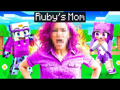 Pranking RUBYS MOM in Minecraft... (Gone Wrong)