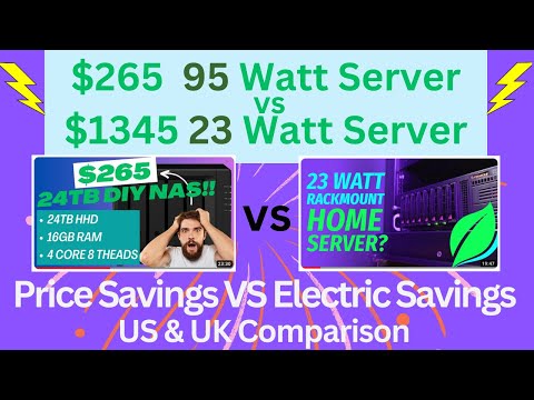 Server Wattage Performance. Price Savings vs Electric Savings!