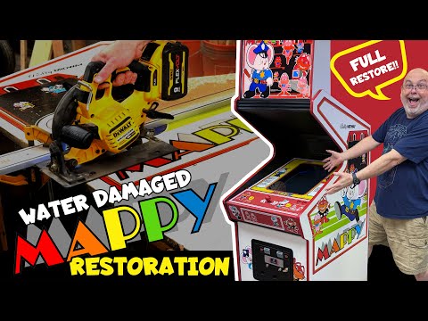 Restoring a Water Damaged Mappy Arcade for Time Rift Arcade