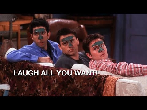 Chandler, Ross & Joey being ICONIC bestfriends