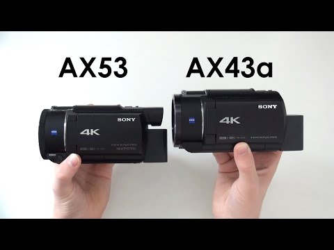 Sony AX43a vs AX53: Which is the BEST 4K Handycam?
