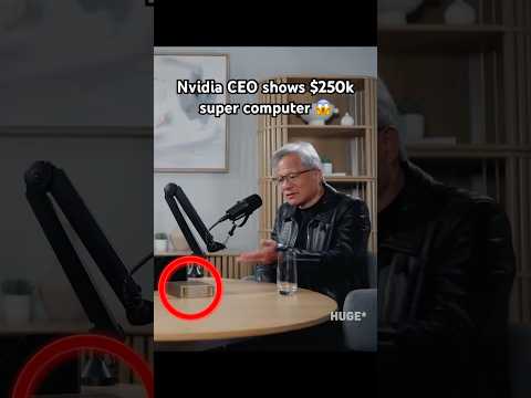 Nvidia CEO shows INSANE AI super computer π³